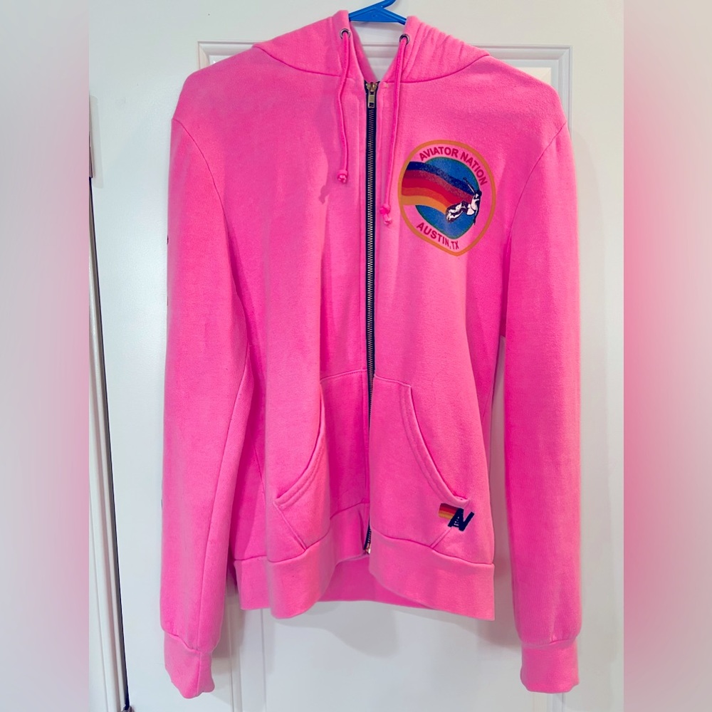 Aviator Nation zip up hoodie